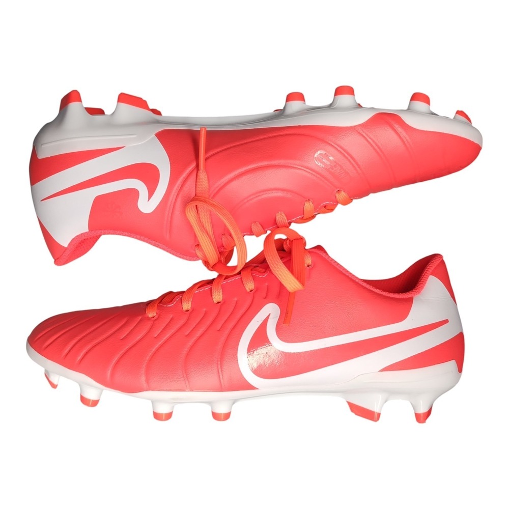 Nike Tiempo Legend 10 Club FG/MG Soccer Cleats Boys US 5 Orange White DV4344-800